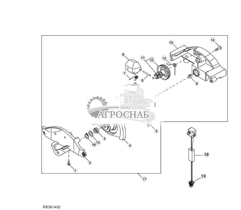 КОМПЛЕКТ РЕГУЛЯТОРА ОСИ КАЧАЮЩЕГОСЯ БАЛАНСИРА 